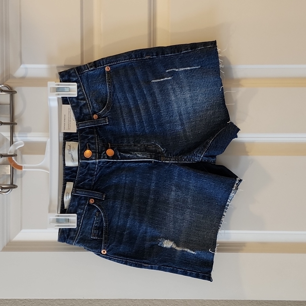 Never Worn Midi Denim Shorts